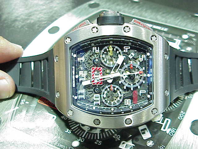 FS Richard Mille RM 011 Felipe Masa Titanium Chrono Box Papers