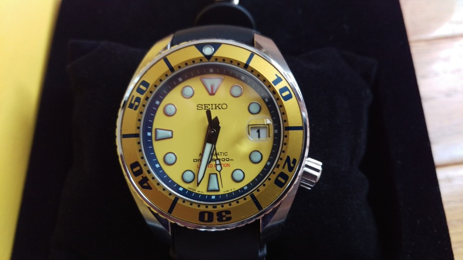 Seiko Yellow Sumo Limited Edition SBDC017 - super rare - true collectors  piece | WatchCharts Marketplace