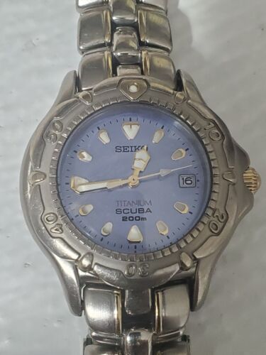 Seiko 7N35 6120 Quartz Titanium Scuba***Ref44 | WatchCharts