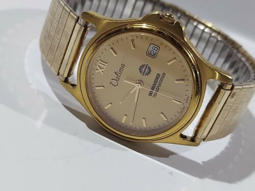 Buy Vintage 34mm Valima Ladies Quartz Watch Gold Adjustable Band New  Battery Swiss Movement Women Day Date Gift Her Online in India - Etsy