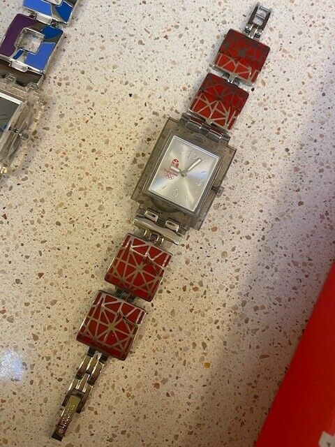 Swatch Plastic - Square ASUBK145G SUBK145G Hot Batik Green Strap