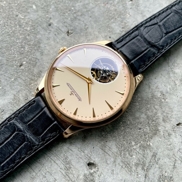 40mm Jaeger LeCoultre Master Ultra Thin Tourbillon Rose Gold