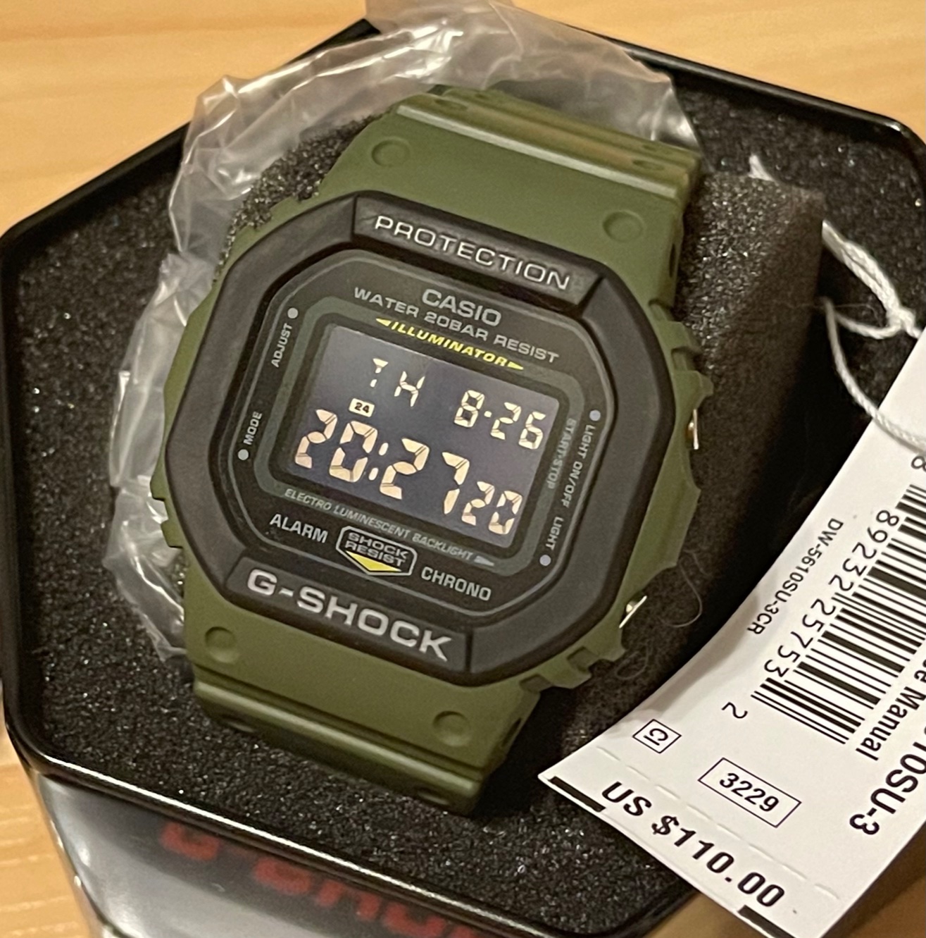 WTS] Casio G-Shock DW5610SU-3 Street Utility Military Green