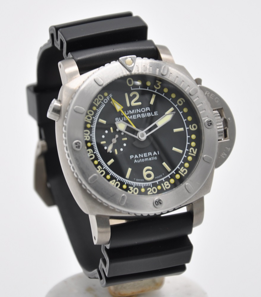 FS Panerai Luminor Submersible 1950 Depth Gauge Steel and