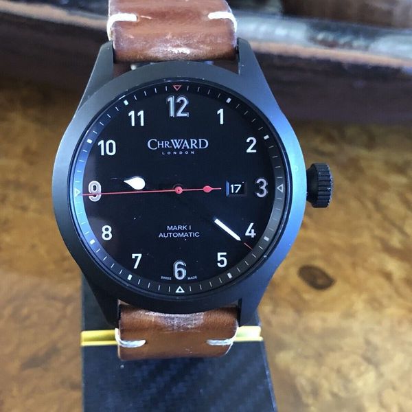 Christopher Ward C8 Flyer Automatic 44mm Box & Papers VERY GOOD ...
