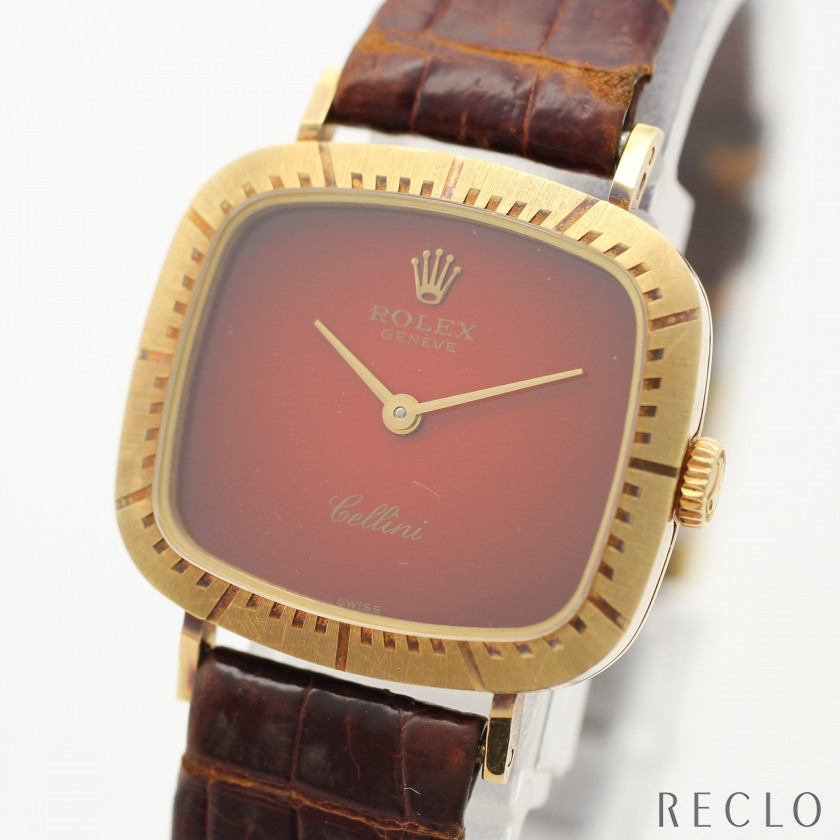 culumiです② Rolex Rolex Cellini Square Women's Watch Manual Winding K18YG
