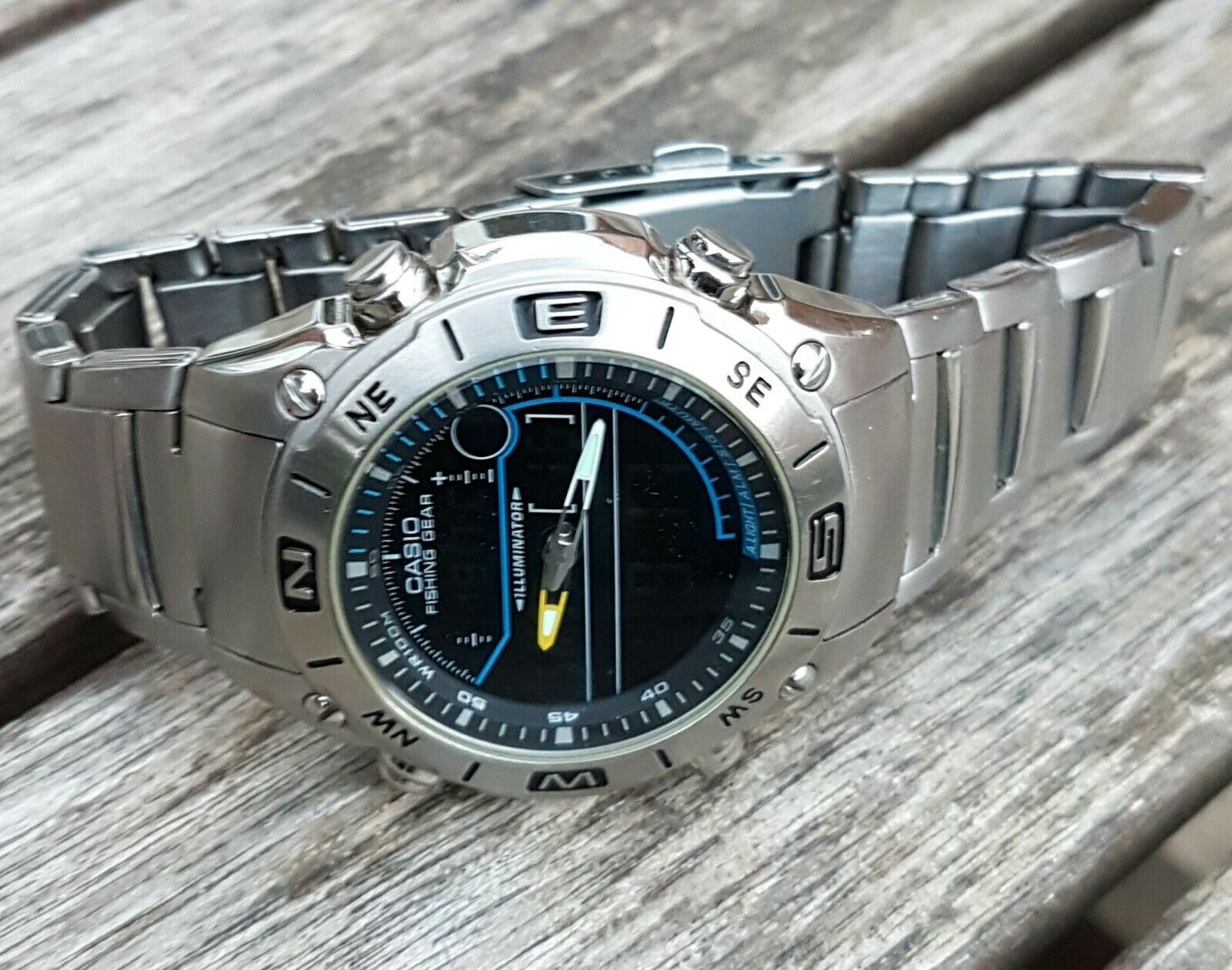 Casio fishing gear gents watch AMW 703D 1A fully working WatchCharts Marketplace