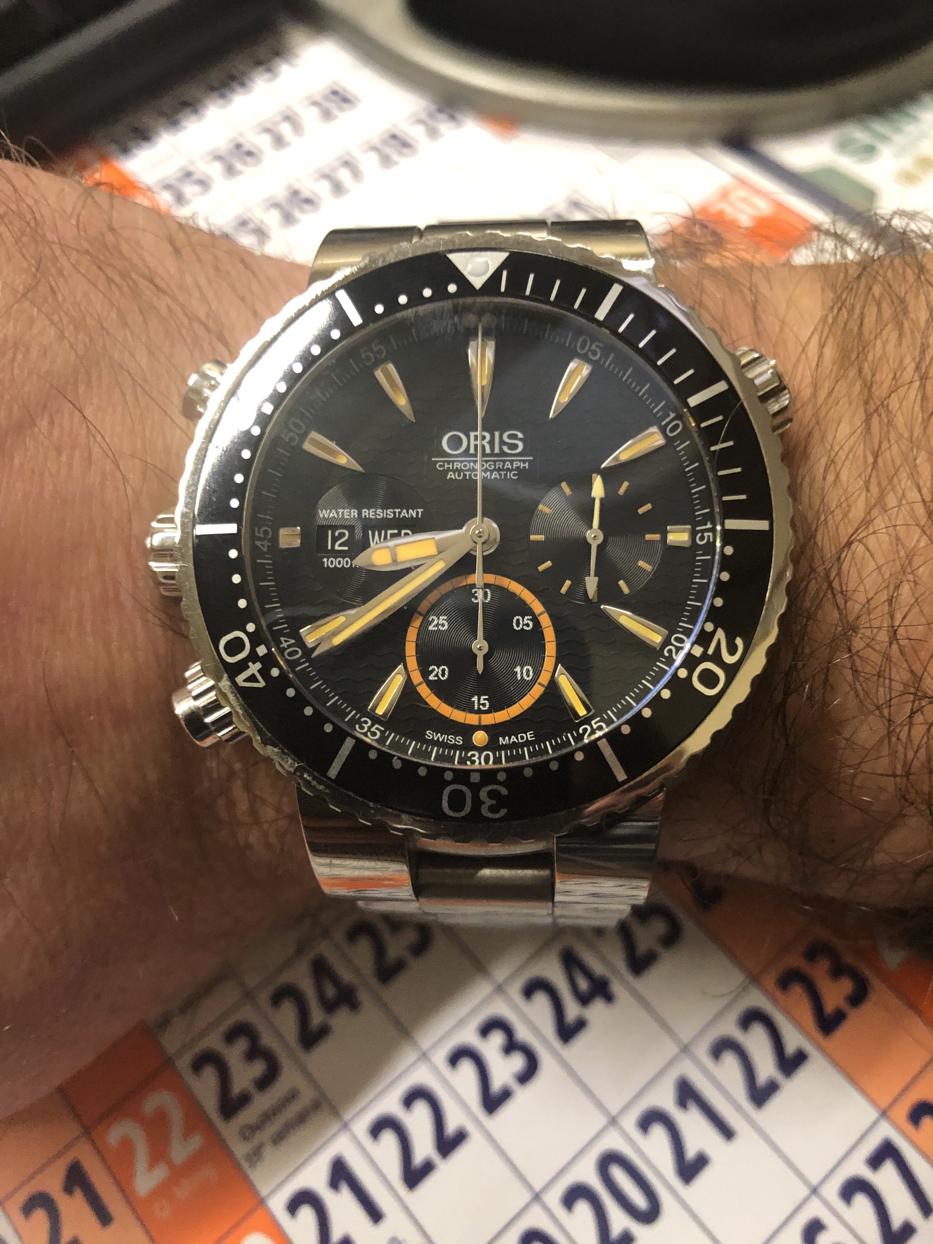 Oris carlos coste chronograph limited edition for outlet sale