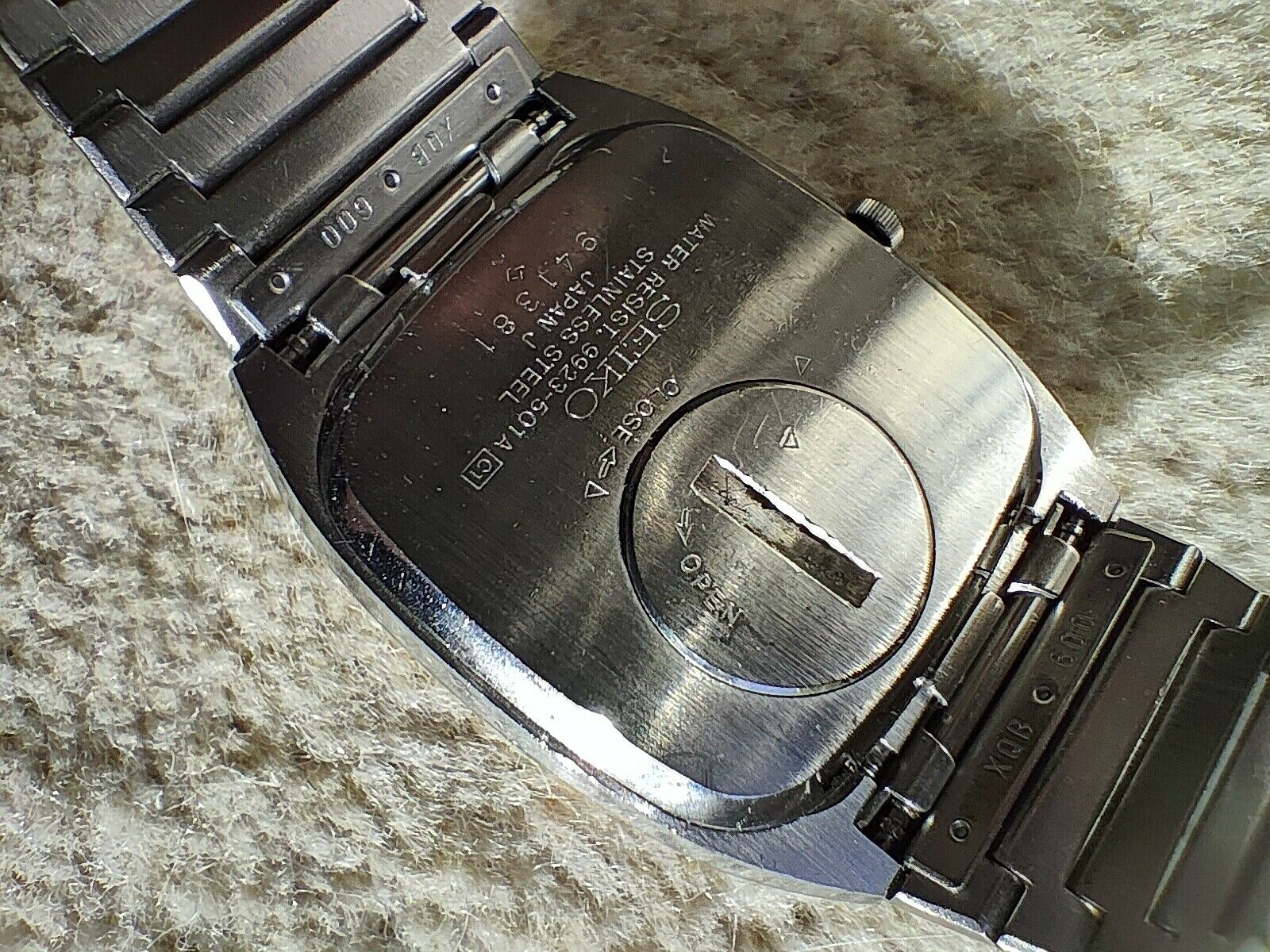RARE vintage Seiko King Quartz Blue Dial 9923-5010 twin RARE vintage Seiko King Quartz Blue Dial 9923-5010 twin