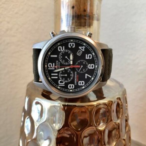 Citizen EcoDrive Men’s Watch Chronograph AT020005E WatchCharts Marketplace