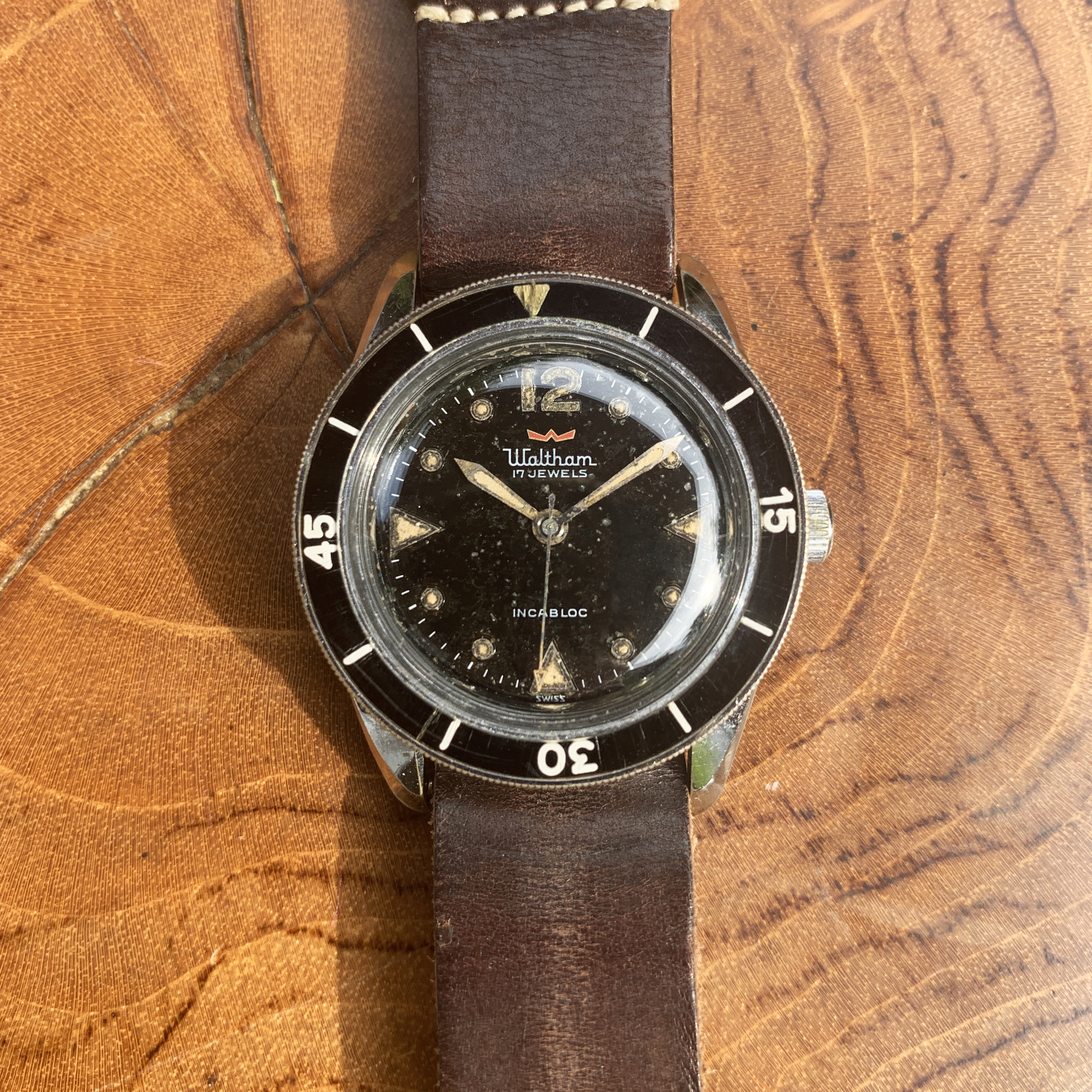 FS: 1959 Waltham (Blancpain) Bathyscaphe MC4 | WatchCharts Marketplace