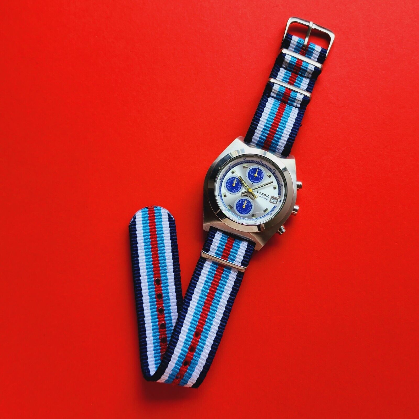 FOSSIL Blue SPEEDWAY top 2359 Watch