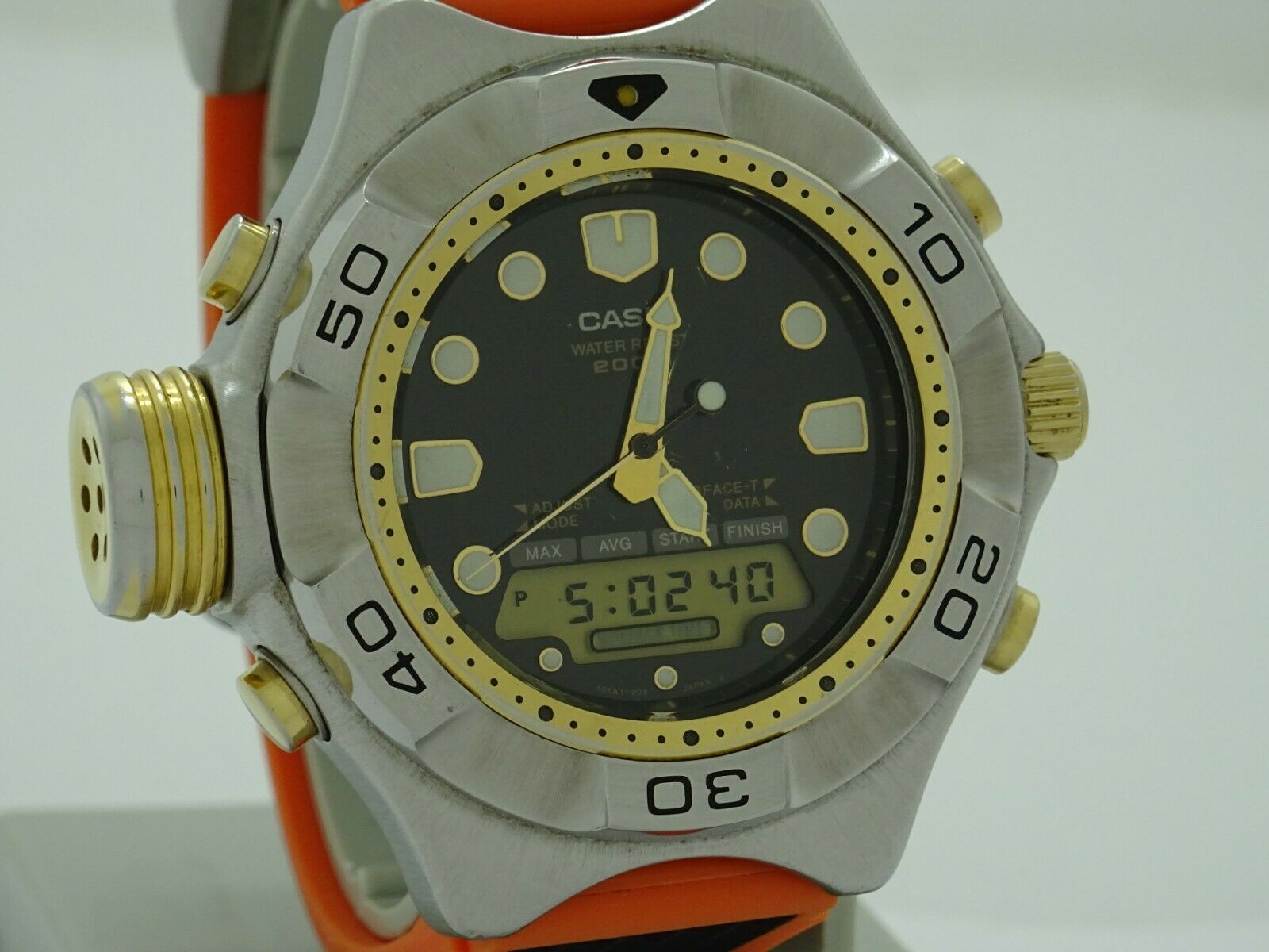 希少美品 カシオ潜水王 ログメモリー DEP-700 ダイバーズ デジタル腕時計 カシオ CASIO 腕時計 ログメモリーチタニウム ダイバーズ