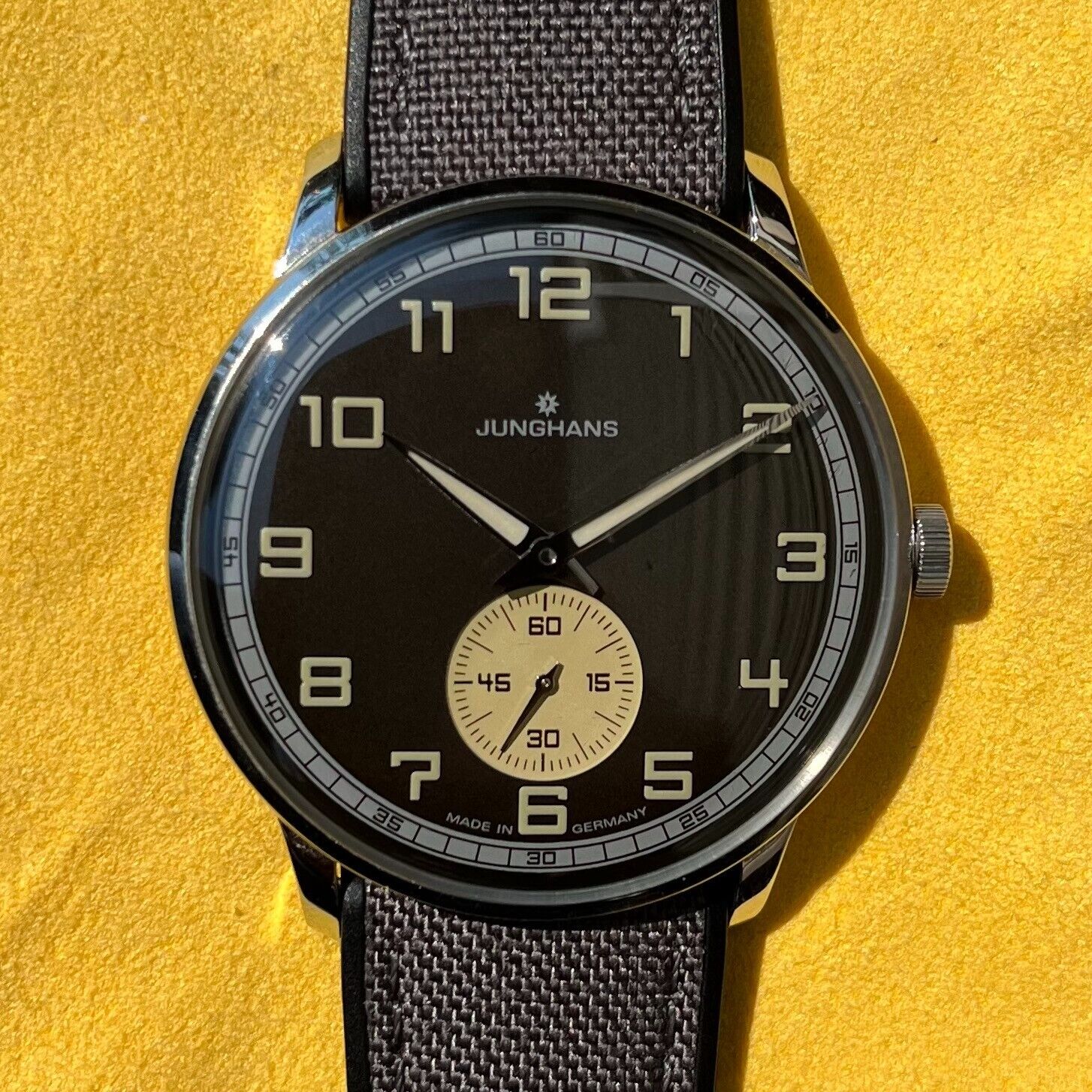 Junghans Meister Driver Hand Wind 27 3607.00 Bauhaus Art Deco