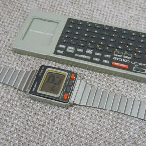 SEIKO UC-2000 キーボード UC2100-（鑑賞用） Seiko UC-2000 + UC-2100 Keyboard Wrist Information System (UW01+