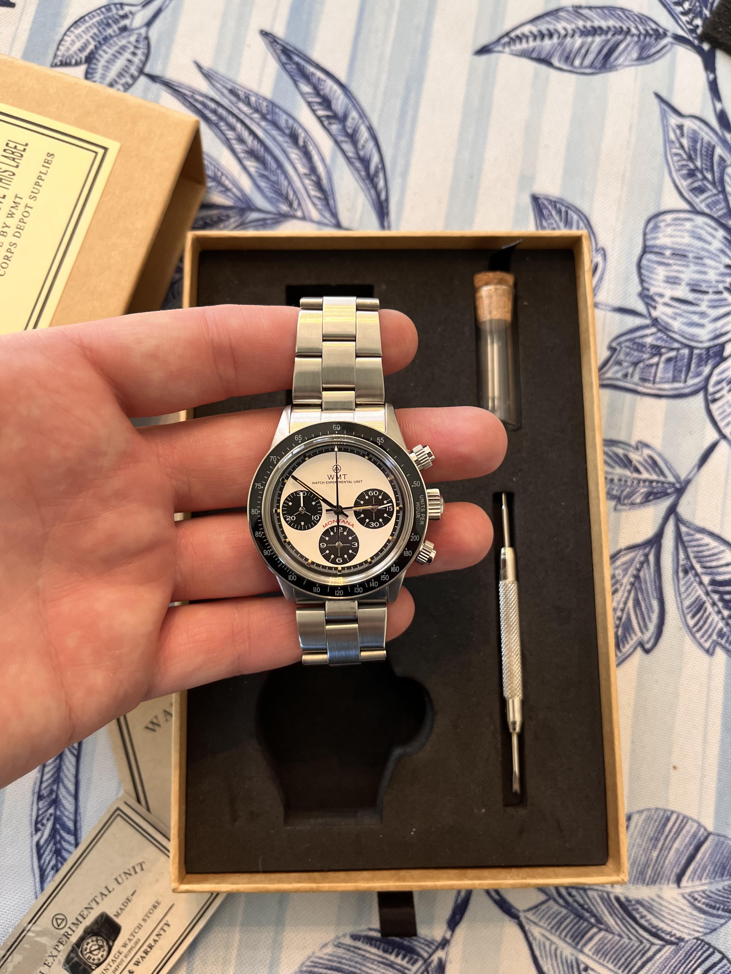 WTS] WMT Montana - Paul Newman Style Automatic Chrono | WatchCharts