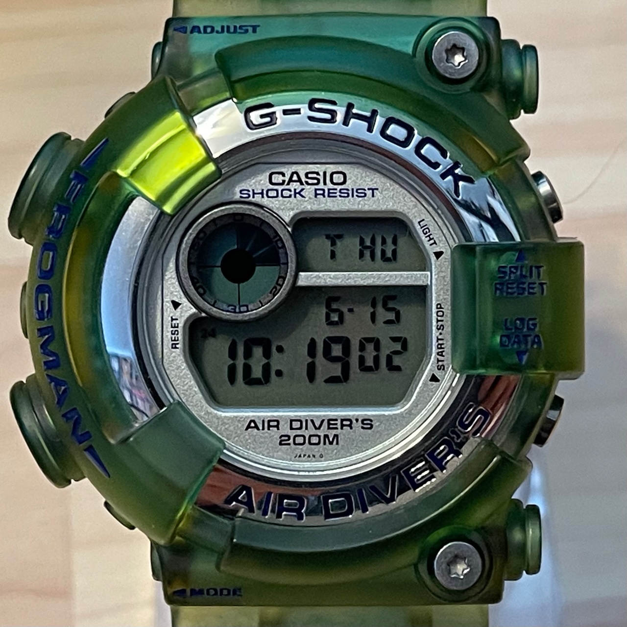 カシオG-SHOCK 初代WCCSフロッグマンDW8250WC-7BT青文字 - 腕時計 ...