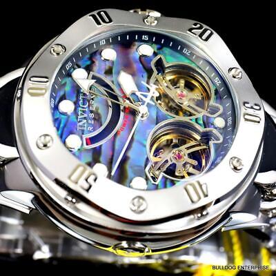 Invicta Reserve Kraken Double Open Heart Automatic Abalone Steel