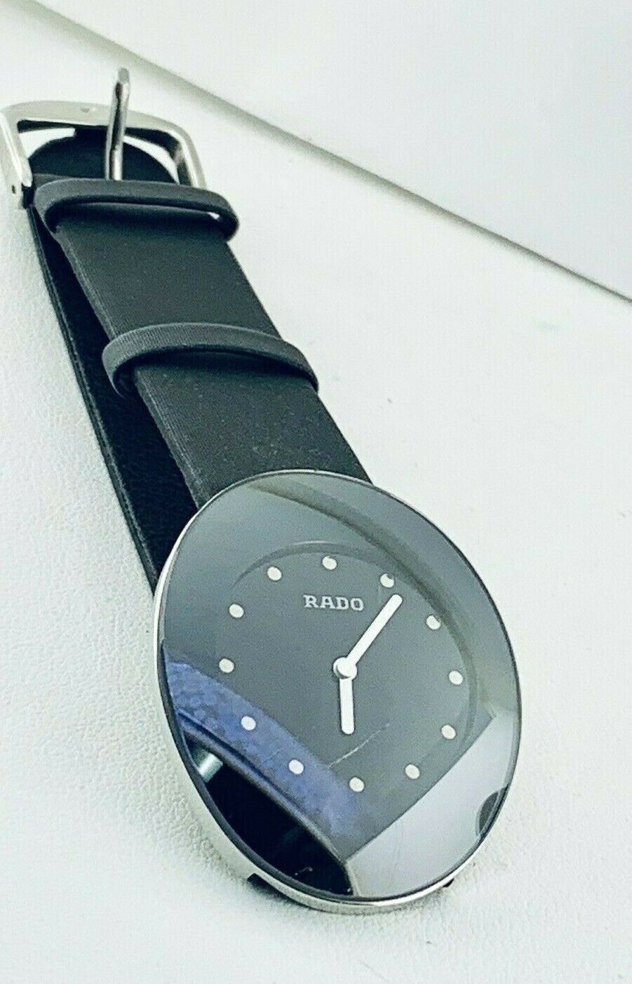 Rado eSenza 964.0490.3 Black Dial Leather Strap Swiss Quartz Rado eSenza 964.0490.3 Black Dial Leather Strap Swiss Quartz