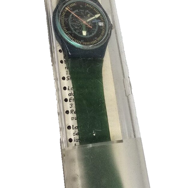 Swatch Rotor 1980s quartz calendar watch in working order inc box ...
