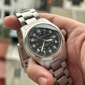 【ジャンク品】HAMILTON /138mm H70455533 腕時計 ハミルトン[HAMILTON] カーキ・フィールド・オート38mm