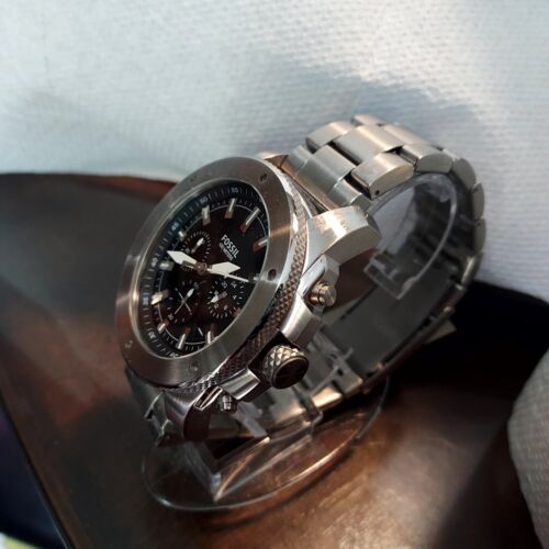 Mega machine chronograph cheap stainless steel watch