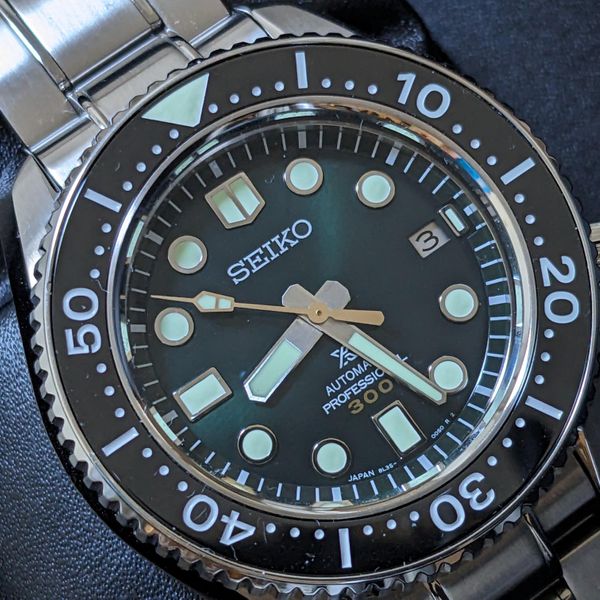 Seiko SLA047 Marine Master 140th Anniversary Island Green Limited ...