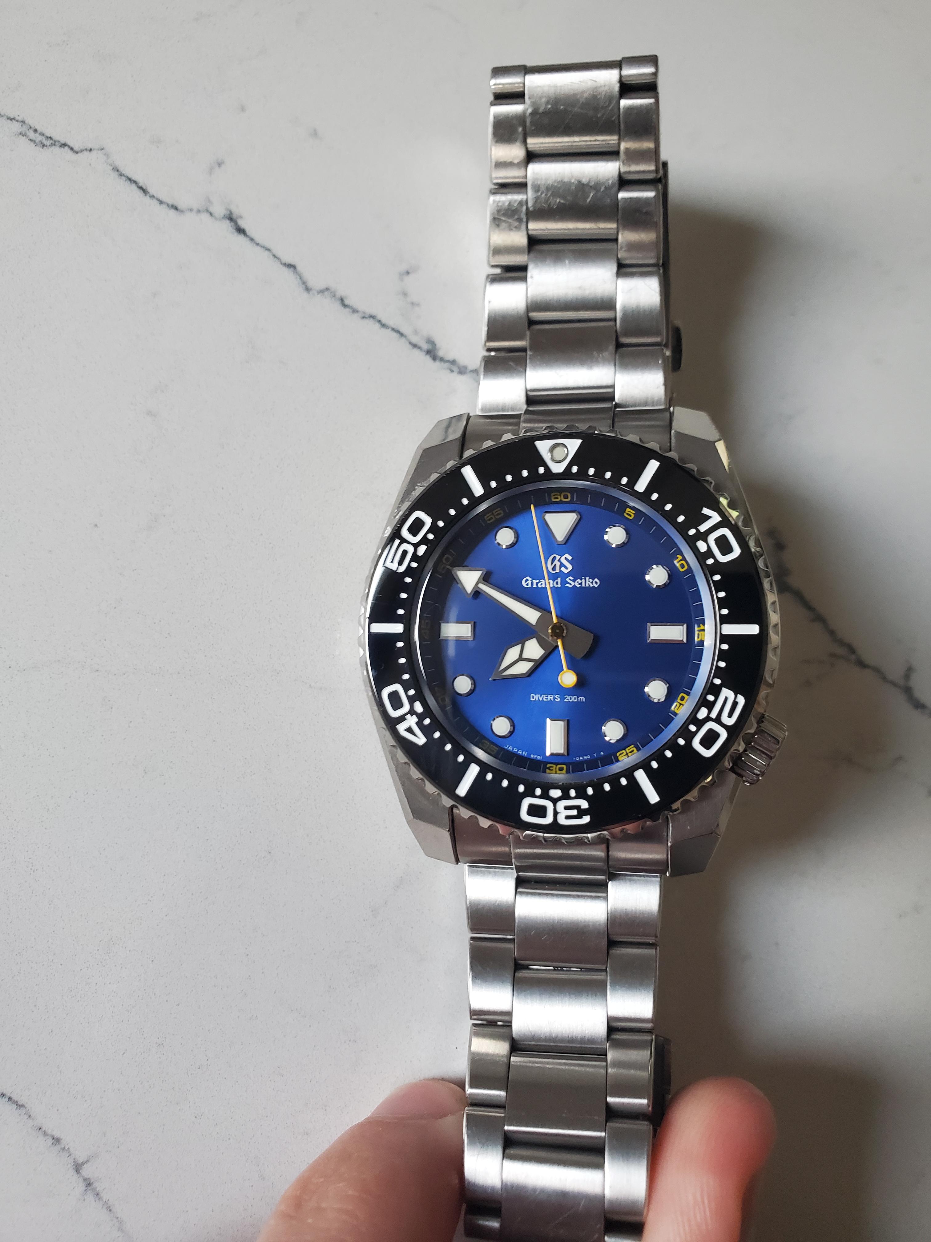 WTS Grand Seiko SBGX337 2500 for a GS Diver WatchCharts