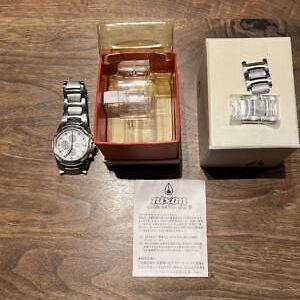 Nixon Super Rover Chronograph Silver White Analog Men