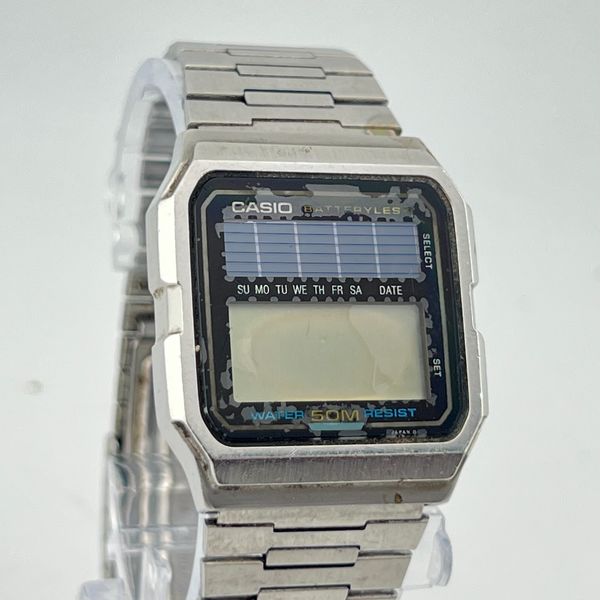 Casio WB-80 Solar Chronograph Watch Module 520 RARE Japan FOR PARTS OR ...