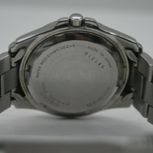 Vintage SEIKO Kinetic Auto Relay Blue Dial Mens Watch 5J21-0A10