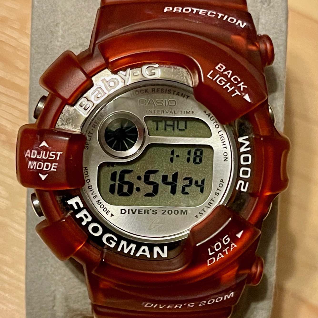 Casio baby hotsell g red