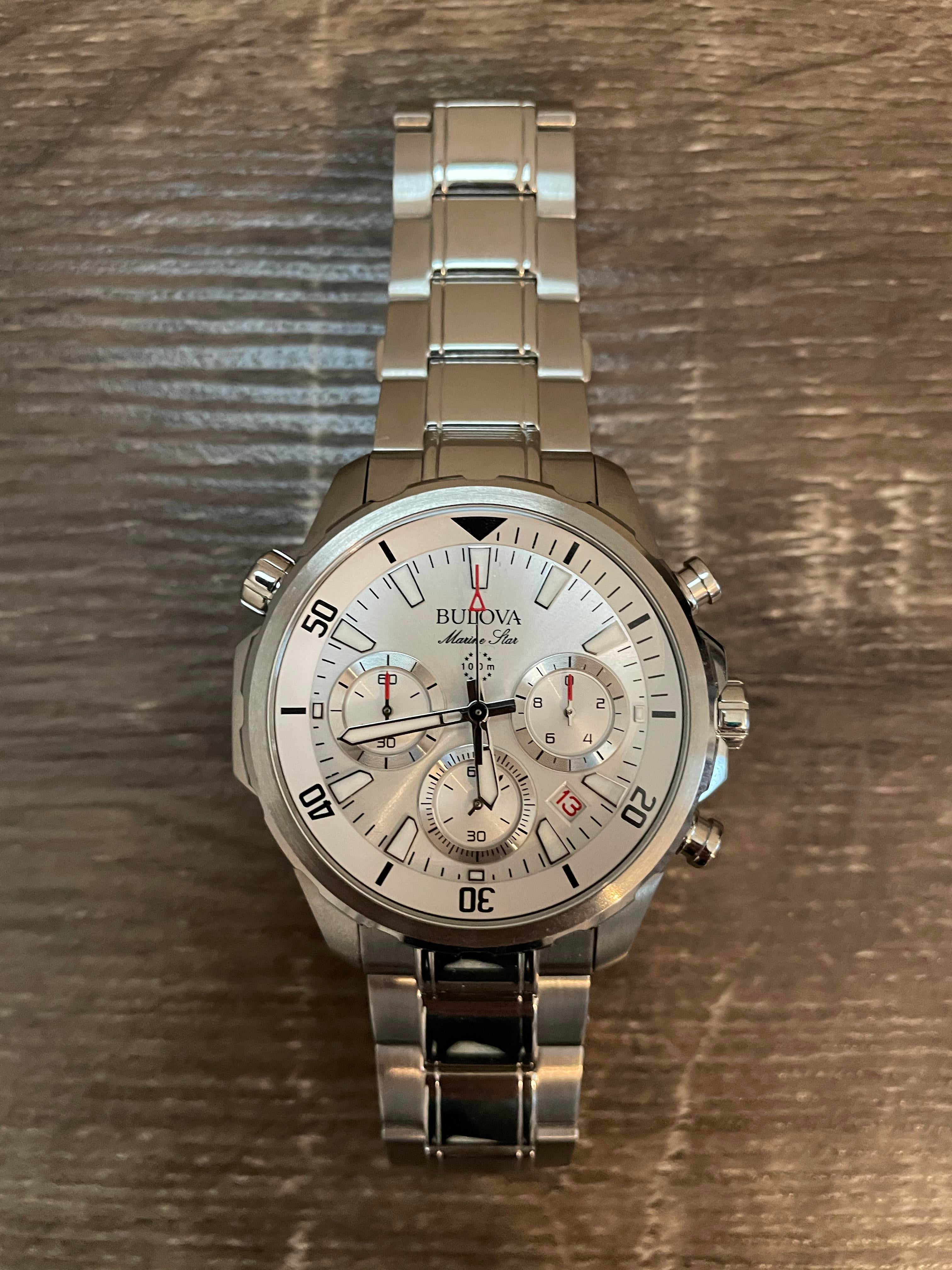 WTS Bulova Marine Star Chronograph 96B255 WatchCharts Marketplace