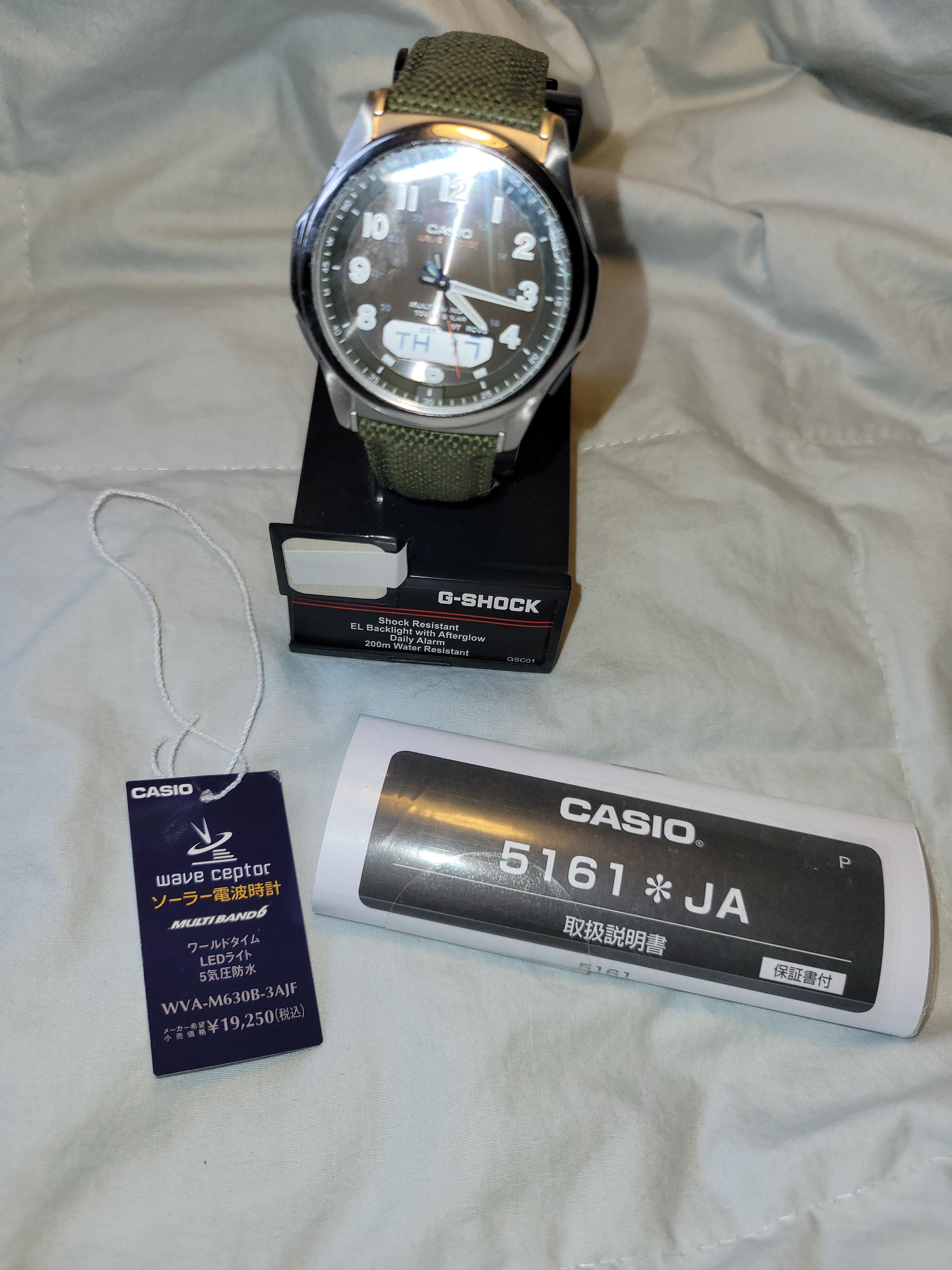 WTS] Casio Tough Solar Wave Ceptor JDM Field Watch MULTIBAND6 WVA 