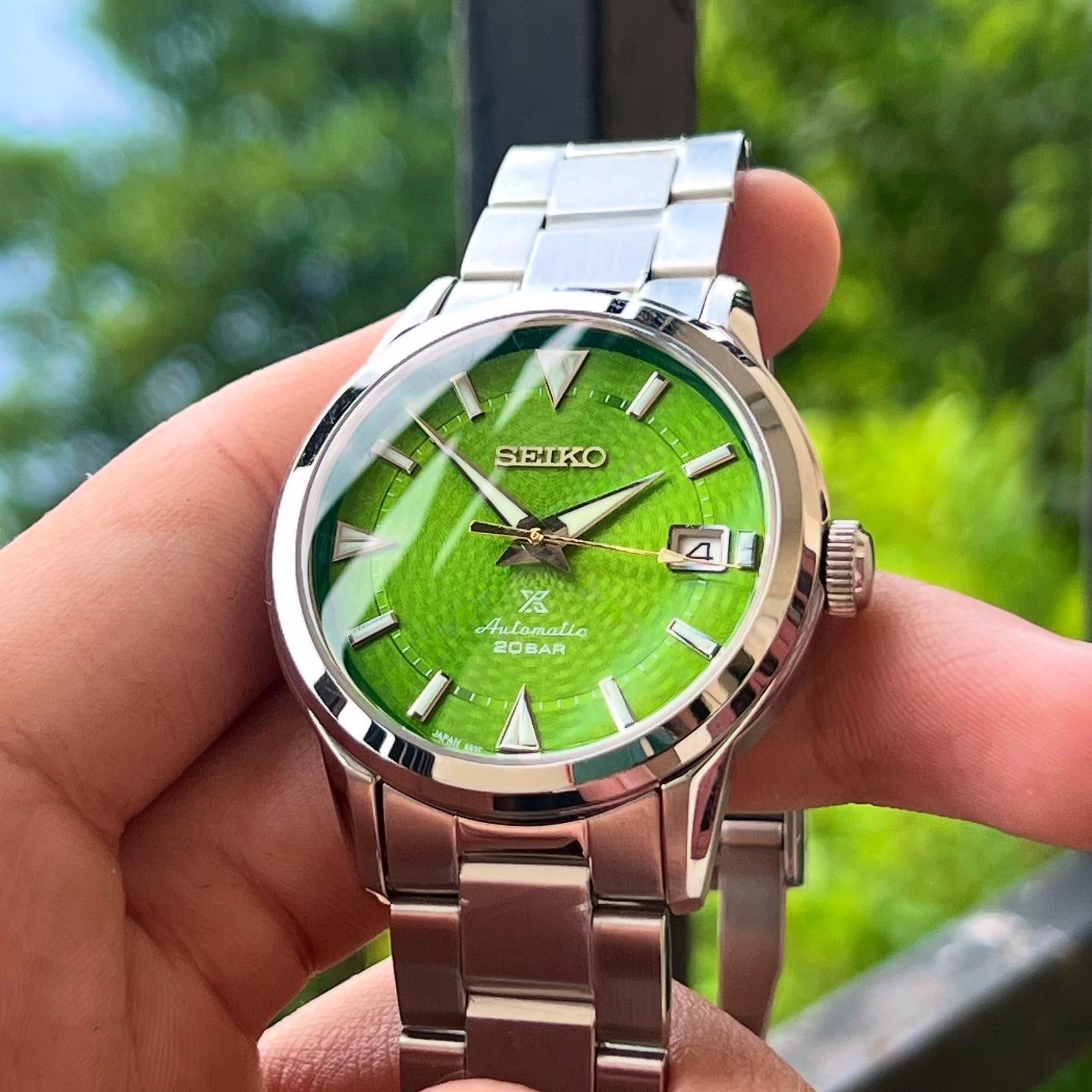 (No 0901-5) ANIMATO 27インチ グリーン WTS] Seiko Alpinist “Save The Forest” Bamboo Limited Edition