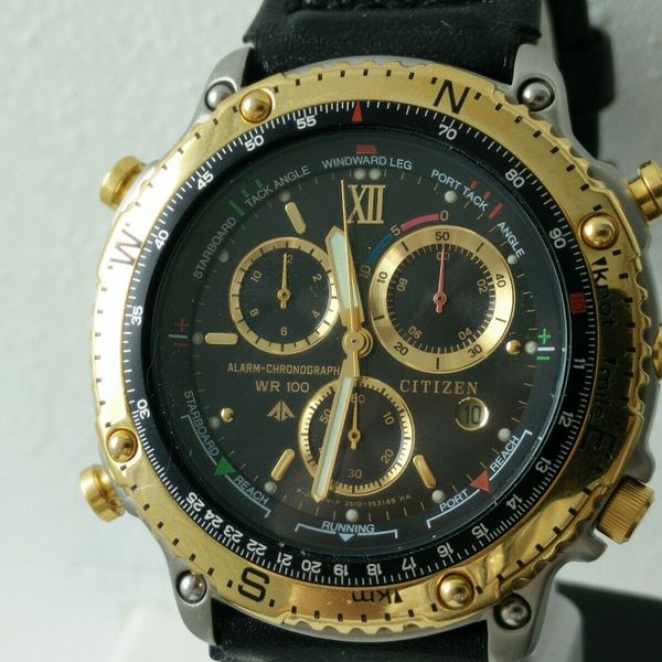 Citizen Promaster WR100 3510-351967 Alarm Chronograph Quartz Mens