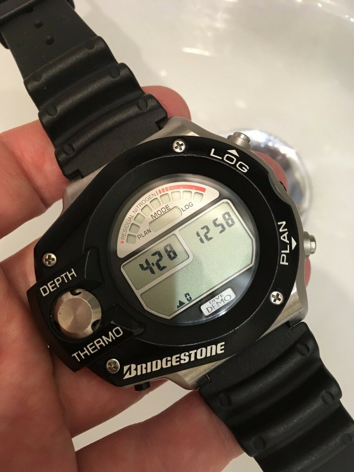 Bism Bridgestone Dive Demo Digital Diver Watch Dive Computer Steel Japan |  WatchCharts Marketplace