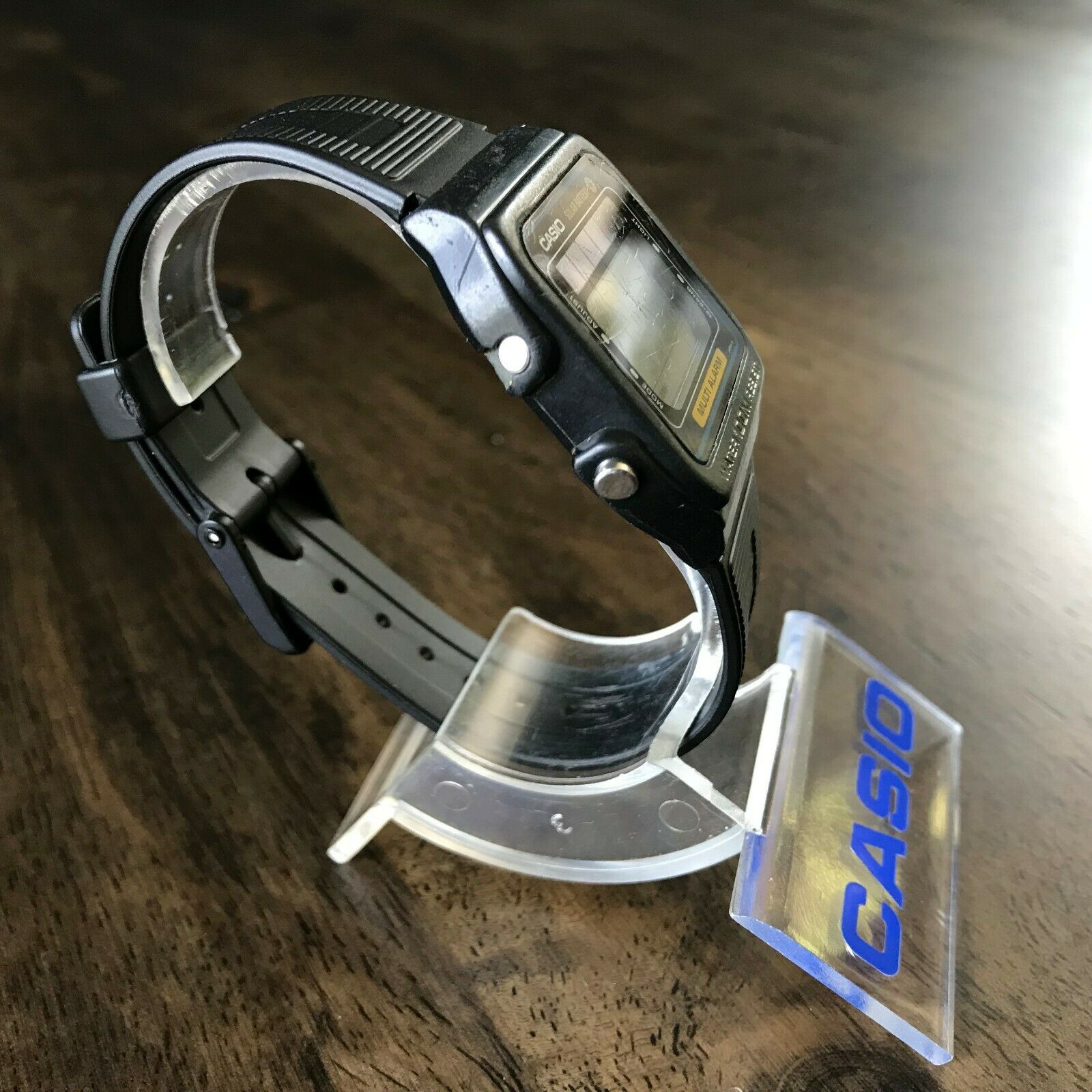 RARE Vintage 1984 Casio W-600 100M Solar Diver Watch, Made in