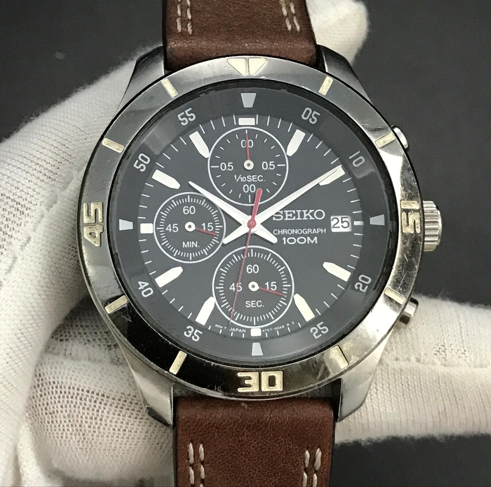 Seiko chronograph 100m online original