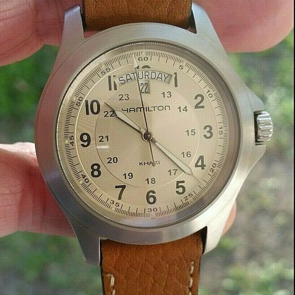 Hamilton Khaki King, Champagne Dial, Quartz, Sapphire Crystal 