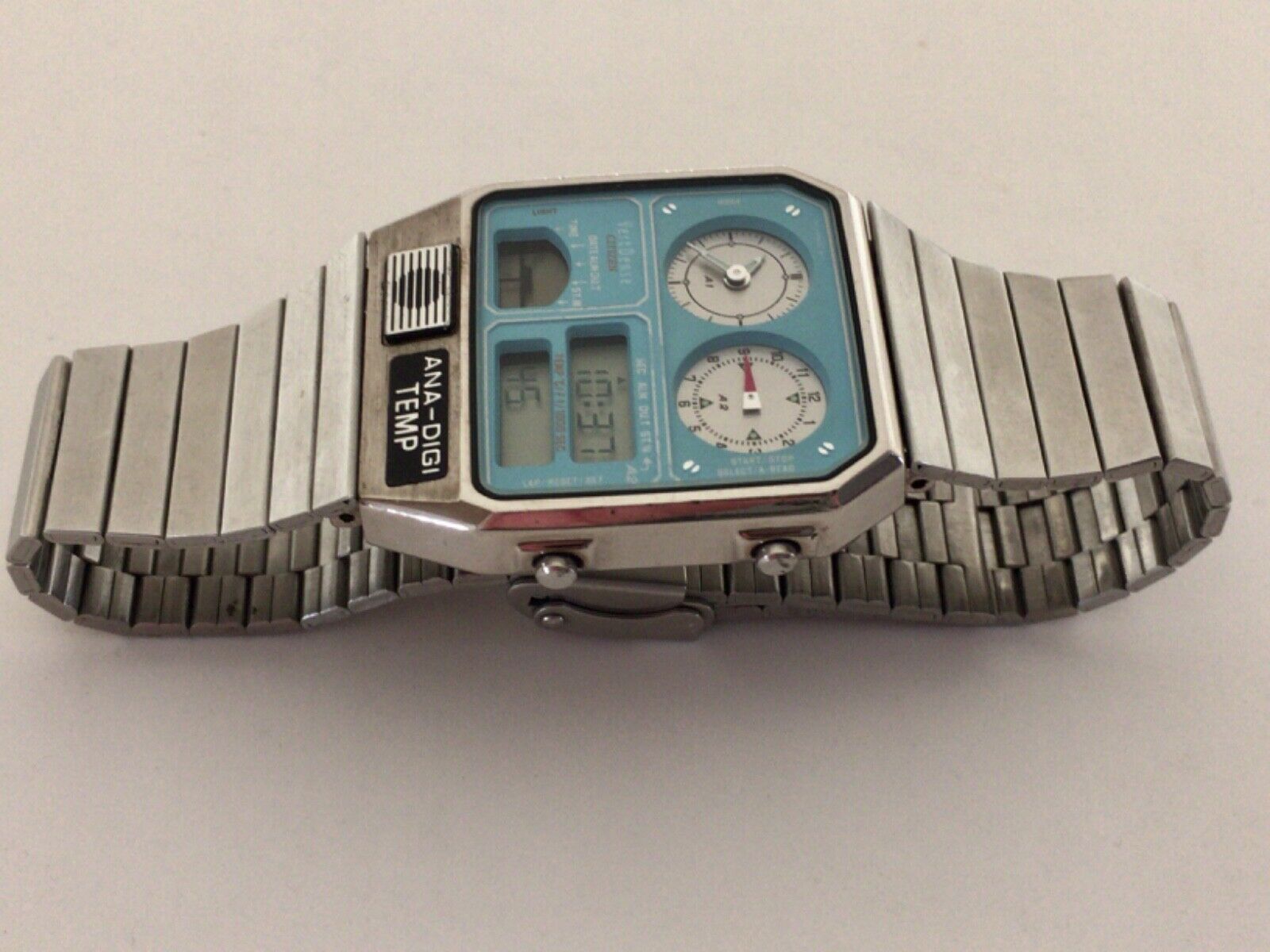 CITIZEN ANA-DIGI TEMP Vert Dense 8987-Q01580 VINTAGE Limited