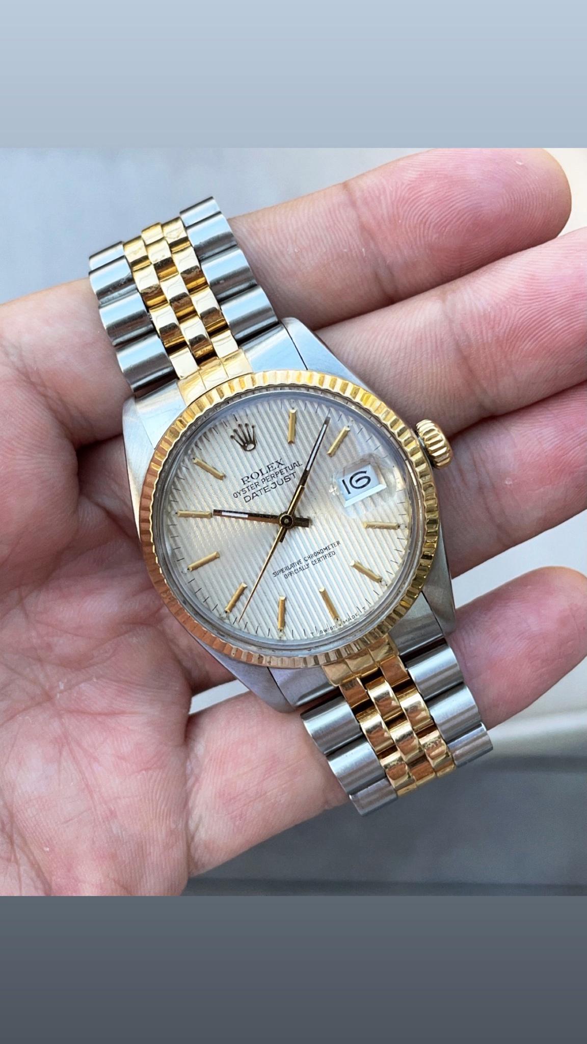 WTS American Pyscho Rolex Tapestry Dial Datejust from 1984 25