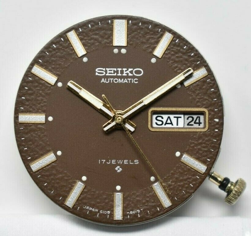 VINTAGE 1970 S SEIKO AUTOMATIC WATCH CAL 6109 8019 17 JEWELS