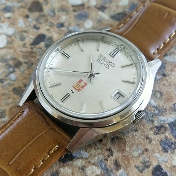 Vintage Seiko Elnix JDM 0702 6010 August 1973 28800 BPH 