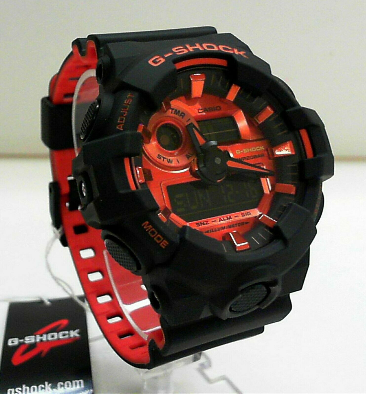 g shock orange black