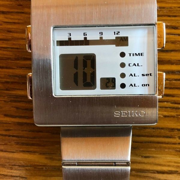 SEIKO NOOKA Matthew Waldman Digital Watch W524-4A00 Pristine, Complete,  Perfect! | WatchCharts