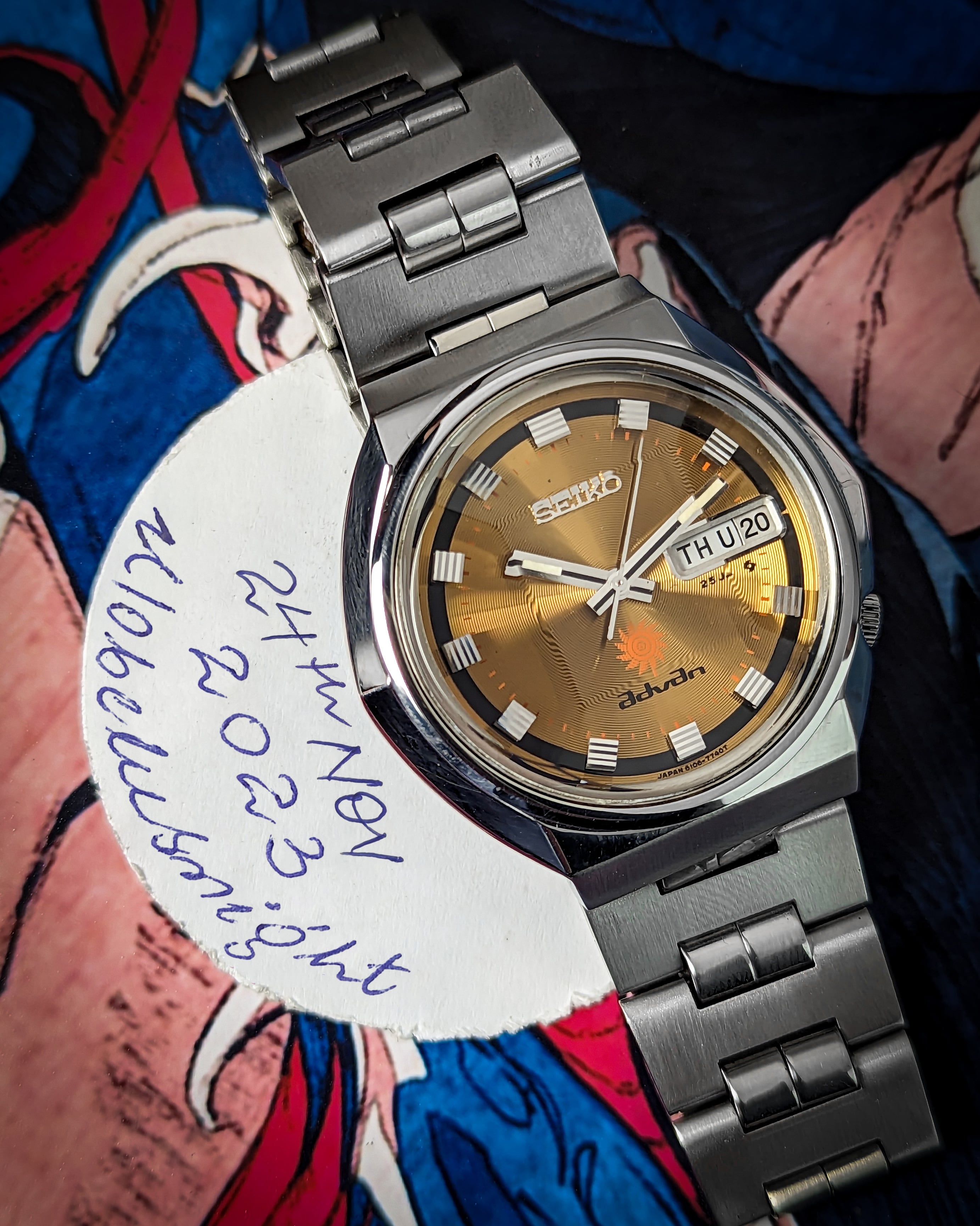 WTS] ???? Vintage Seiko Advan ???? - 6106-7570 - Cut Glass - 25J 