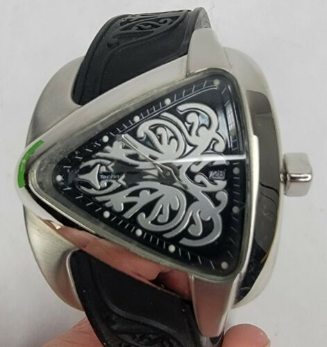 TECHNO MARINE MAORI DESIGN クォーツ時計 Technomarine Maori collection silver tattoo 1.8 CTW Diamond