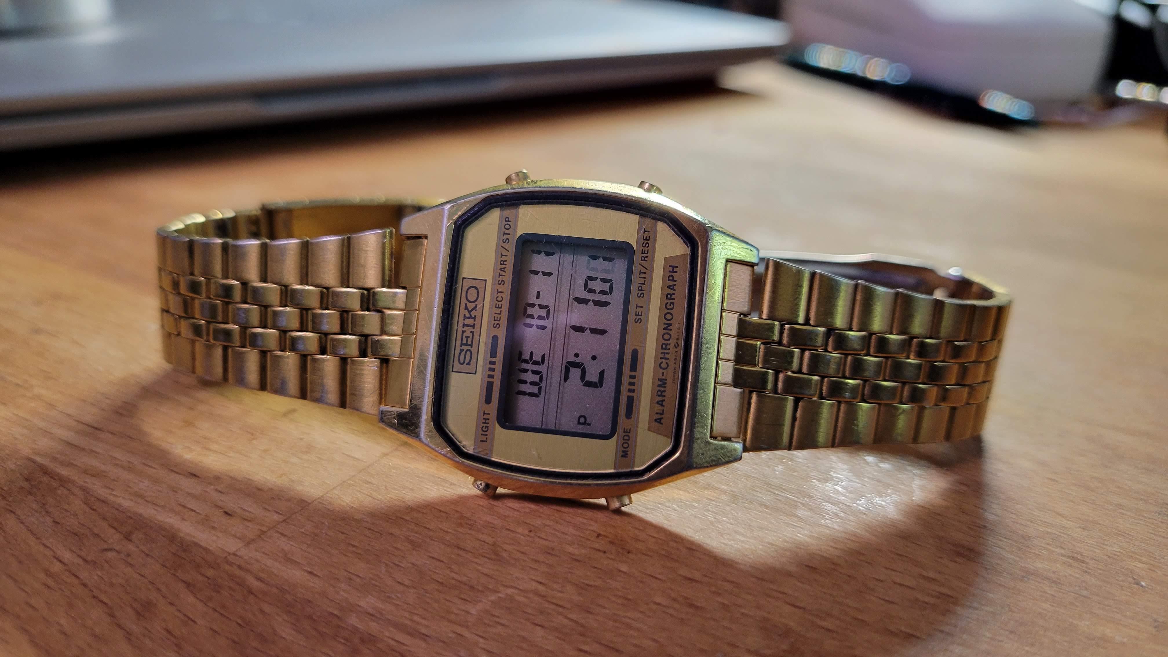 メンズ腕時計 SEIKO セイコー A904-5199 アラーム クロノグラフ 