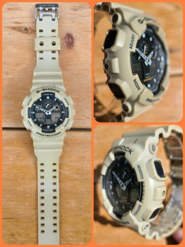 Casio G-Shock Sand Desert Military Watch GA100SD-8A NEW BATTERY! EUC! NO  RSRV! | WatchCharts Marketplace